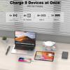 Pop Up Countertop Outlet with 15W Wireless Charger, PD 20W USB-C Ports & 4 AC Outlets, 800J Surge Protection, 4.75 inch Pop Up Receptacle, 6Ft Cord for Home Office(ETL & FCC Listed) view 3