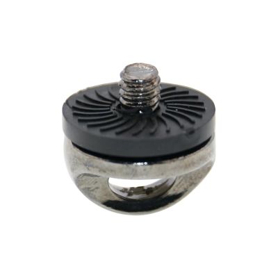 1PCS Camera 1/4" Metal Screw Shoulder Buckle Mount Button Connection Ring Accessories(A Type Screw)