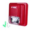DIANQI Fire Alarm Sound and Light fire Alarm Alert Safety System Sensor 12V/24V DC Security Horn Fire Warning Strobe Siren view 1