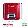 DIANQI Fire Alarm Sound and Light fire Alarm Alert Safety System Sensor 12V/24V DC Security Horn Fire Warning Strobe Siren view 2