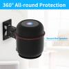 Adjustable Speaker Mount for Homepod 2 Wall Mount Bracket with Wood Table Stand for Homepod 2nd Mount - Speaker Mount for Homepod 2nd Gen Shelf, Black view 3