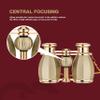 ESSLNB Opera Glasses Binoculars for Women Adults 4X30mm Theater Glasses Compact Binoculars for Theater and Concerts Antique with Case Removable Chain (Gold) view 4
