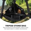 UPIQNG Tripod Weight Stone Bag Universal Tripod Balance Bag Tripod Boom Stand Stone Bag Tripod Counterweight Bag Camera Storage Bag Photography Tackle Accessory, Black, Fashion view 4