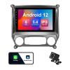 2+32G 9-inch Android 12 Car Stereo for Chevrolet Silverado/GMC Sierra 2014-2018 IPS Touchscreen Screen Car Radio with Carplay & Android Auto Support Backup Camera GPS FM Navi BT SWC view 1