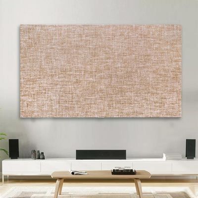 GSGC TV Cover TV Dust Cover Cloth Simple Indoor LCD LED Screen Dustproof Protect Modern Home Hanging Desktop Curved Computer Television Cover Monitor Protector Cover-Pink-2||52 inch(125 * 75cm)