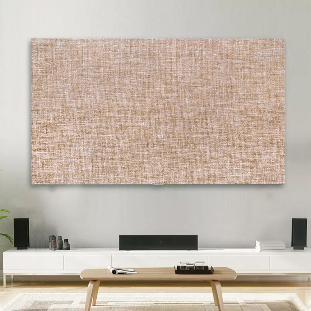 GSGC TV Cover TV Dust Cover Cloth Simple Indoor LCD LED Screen Dustproof Protect Modern Home Hanging Desktop Curved Computer Television Cover Monitor Protector Cover-Pink-2||52 inch(125 * 75cm)