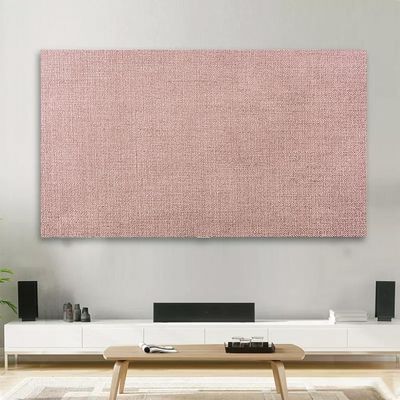 GSGC TV Cover TV Dust Cover Cloth Simple Indoor LCD LED Screen Dustproof Protect Modern Home Hanging Desktop Curved Computer Television Cover Monitor Protector Cover-Pink-1||60 inch(141*85cm)