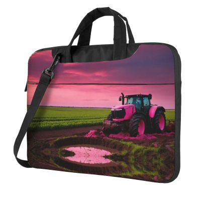 WURTON Company Farm Tractor Print Trendy Oxford Cloth Laptop Bag - Versatile Laptop Case,Messenger Bag, Shoulder Bag