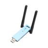 WEIWO 300Mbps Range Extender Repeater Signal Booster Amplifier Antennas with Black for Networking view 1