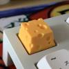 KASFDBMO Chesse Cake Keycap For Mechanical Keyboard Handmade Resin Keycaps Cartoon Personality For KEY CAP, Yellow view 4