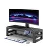 GECKOSTROLL 2-Tier Metal Computer monitor stand Laptop Desk Shelf & Monitor Riser 21.55 inches long desk riser Monitors/PC/Laptop/Computer Space Saver Organizer (Basic Version, Two-layer 550mm) view 1