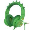 iClever Kids Headphones for School Travel, Safe Volume 85dBA, Stereo Sound Over-Ear for Kid, Foldable 3.5mm Wired Dinosaur Headphones for iPad Computer, HS19S view 1