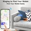 Bluetooth Anti-Lost with Wallet Tracker Works for Find My(iOS)- Anti-Lost [Left Behind Reminder ] Slim Pop Up Card Case in Leather Money Clip (Light Brown) view 3
