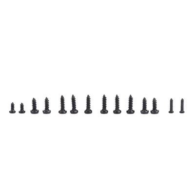 1000Pcs Small Self Tapping Bolts Assortment Kit, M1 M1 2 M1 4 M1 7 Self Tapping Bolts, Watches Glasses Electronics Repair Screws Bolts Washers Nuts