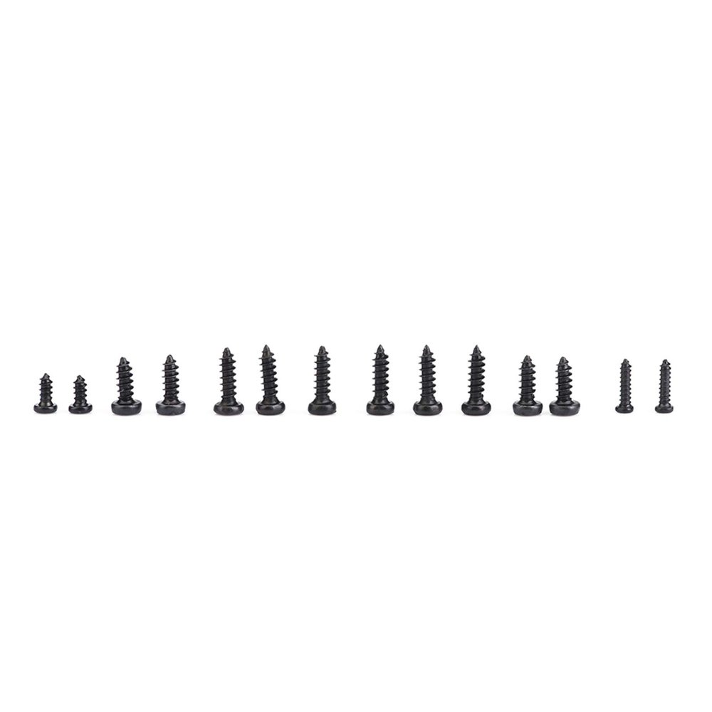 1000Pcs Small Self Tapping Bolts Assortment Kit, M1 M1 2 M1 4 M1 7 Self Tapping Bolts, Watches Glasses Electronics Repair Screws Bolts Washers Nuts