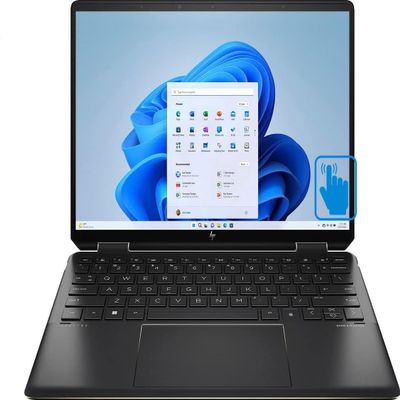 HP 2-in-1 Laptop, 13.5" 1920x1280 Pixels Touchscreen, 13th Gen Intel i7-1355U 10 Cores, 16GB LPDDR4+ 512GB SSD, Win11 Pro, HDMI 2.0, Wi-Fi 6E, Thunderbolt 4, Backlit Keyboard, Fingerprint Reader