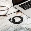 Homoyoyo USB Splitter Adapter Computer USB Sharing Hub Stable Data Transmission for Printers Keyboards and Mice Sleek Design for Home Office Use view 4