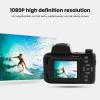 Micro SLR Camera, 1080P Retro Compact Digital SLR Camera with 180 Degree Flip 2 Inch Screen, 4X Zoom, Support Filters and Fill Light, for Video Photography Vlogging view 3