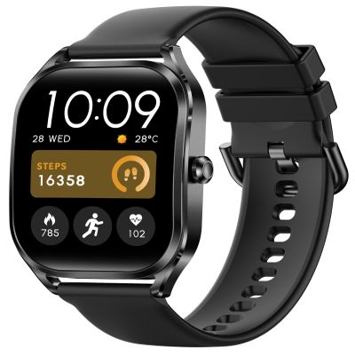 2Curved Screen Smart Watch for Men Women Smart Watches Blood Pressure Heart Rate Monitor Sleep Tracker Fitness Tracker Make/Answer Calls Reminder Pedometer Step Counter Waterproof iOS Android Phones