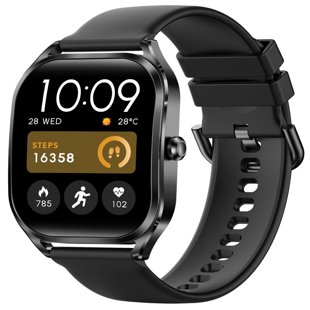 2Curved Screen Smart Watch for Men Women Smart Watches Blood Pressure Heart Rate Monitor Sleep Tracker Fitness Tracker Make/Answer Calls Reminder Pedometer Step Counter Waterproof iOS Android Phones