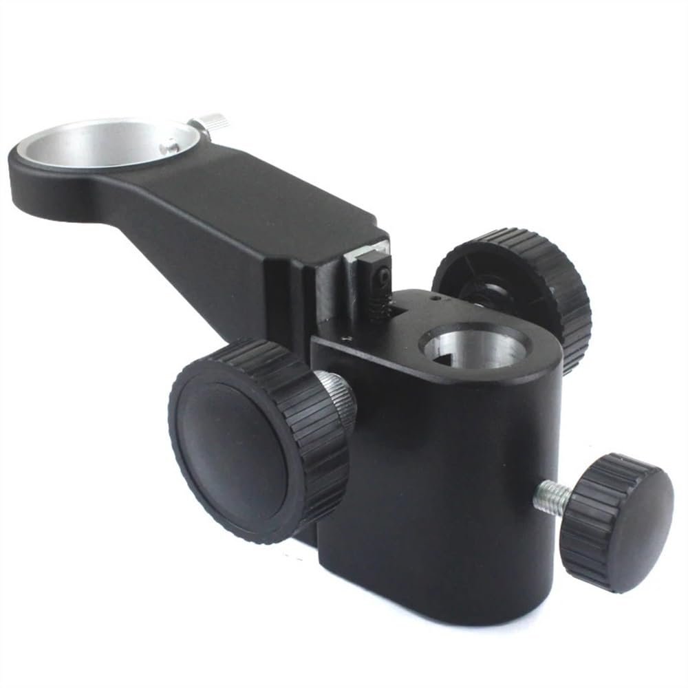 ZTBH Microscope Accessories Kit Big Size Heavy Duty Adjustable Boom Large Stereo Arm Table Stand 50mm Ring Holder for Lab Industry Microscope Camera Microscope Slides(Focusing Head)