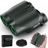20x32 Compact Binoculars for Bird Watching - OPAITA High Powered Small Binoculars for Adults Kids with Low Light Vision for Hunting Cruise Trip Travel Concert Hiking Green view 1