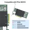 10GbE Copper Network Bundle: Versatile Pack of 2 SFP+ to RJ45 Transceiver and PCI-E NIC for Intel X540-T1 view 4