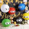 Glooglitter 6 Pcs Ninja Themed Paper Lanterns 12 Inch Ninja Birthday Party Hanging Paper Lanterns for Boys Girls Adults Birthday Party Baby Shower Decoration view 4