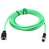 HangTon Ethernet Adapter Cable for SICK Keyence Datalogic Omron Vision Sensor System, M12 4 Pin D Code to RJ45 Jack Cat5e Network 5m, Green view 3
