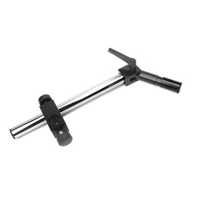 ZTBH Microscope Accessories Kit Big Size Heavy Duty Adjustable Boom Large Stereo Arm Table Stand 50mm Ring Holder for Lab Industry Microscope Camera Microscope Slides(Swivel arm)