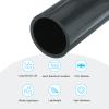 MECCANIXITY 3" Rigid Tube Round Pipe Tubing 63.8x75mm 20cm/8" Dark Grey view 3
