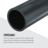MECCANIXITY 3" Rigid Tube Round Pipe Tubing 63.8x75mm 20cm/8" Dark Grey view 4