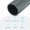 MECCANIXITY 3.5 Inch PVC Rigid Tube Round Pipe Tubing Hardware Tubing 76.6mm ID 90mm OD 20cm/8" Length Light Grey High Impact for Water Pipe, Crafts view 3
