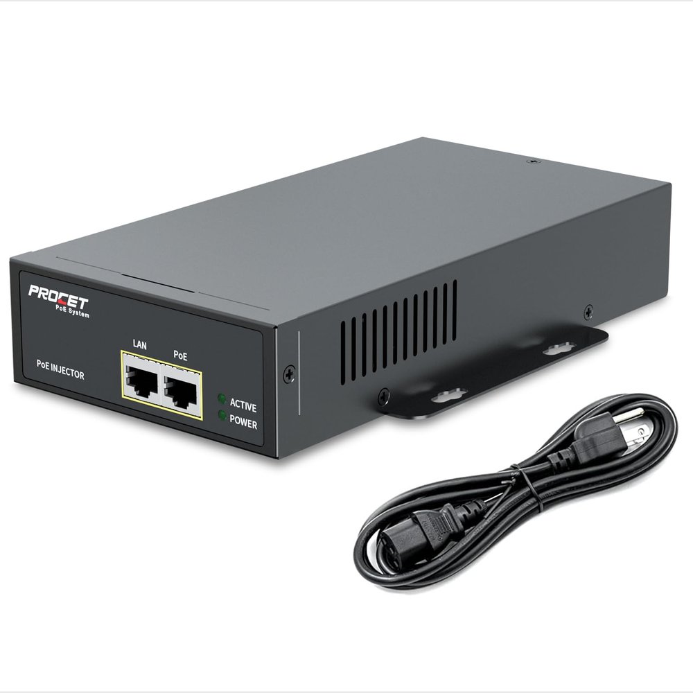 Starlink Gen 3 PoE Injector Gigabit, 3 in 1 Starlink Ethernet Adapter Gen 3 with 6KV (10/700us) Surge Protection, 100-240Vac Input & 150W 55V Output for Starlink V3, PT-PSE109GXRN