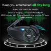 SolaMr Q8 Motorcycle Helmet Bluetooth Headset, 230hours Standby, 6 Riders Mesh Communication Systems with Audio Multitasking, Music Sharing, Noise Cancellation, FM Radio, Loud Interphone -2 Pack view 3