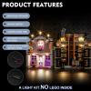 BrickBling LED Light Compatible with Lego 76439 Madam Malkin's Robes-No Model view 3