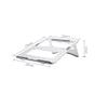 Computer Radiator Foldable Laptop Stand Portable Adjustable Aluminium Folding Laptop Holder for (Color : C) view 2