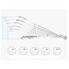 Computer Radiator Foldable Laptop Stand Portable Adjustable Aluminium Folding Laptop Holder for (Color : C) view 3