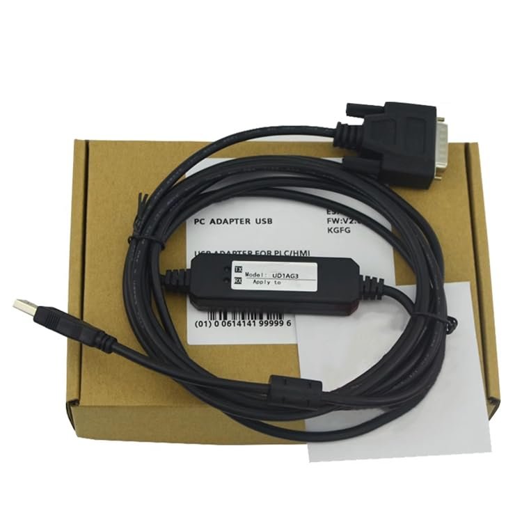 Compatible UD1AG3 Servo Drive Debugging Cable Programming Cable Data Cable Communication Download Cable Dual Chip Design Industrial Grade 3 Meter