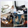 Fagomfer S6 Laptop Screen Extender | Silver | 15.6'' | FHD 1080P | 86% NTSC | Triple Laptop Monitor Extender | Working with Windows, Mac, DeX, Chrome, Desktop, Mini PC view 3