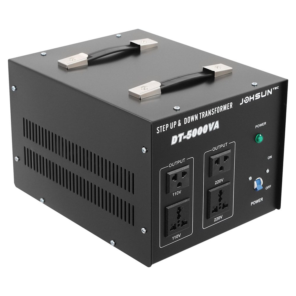 DT-5000VA 5000W Voltage Converter Transformer, Step Up/Down AC 110V to/from 220V Heavy Duty Voltage Transformer Converter