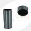 MECCANIXITY 3.5 Inch PVC Rigid Tube Round Pipe Tubing Hardware Tubing 81.2mm ID 89mm OD 20cm/8" Length Dark Grey High Impact for Water Pipe, Crafts view 2