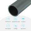 MECCANIXITY 2 3/8 Inch PVC Rigid Tube Round Pipe Tubing Hardware Tubing 51.8mm ID 60mm OD 20cm/8" Length Light Grey High Impact for Water Pipe, Crafts view 3