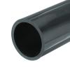 MECCANIXITY 3.5 Inch PVC Rigid Tube Round Pipe Tubing Hardware Tubing 76.6mm ID 90mm OD 20cm/8" Length Dark Grey High Impact for Water Pipe, Crafts view 1