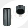 MECCANIXITY 3.5 Inch PVC Rigid Tube Round Pipe Tubing Hardware Tubing 76.6mm ID 90mm OD 20cm/8" Length Dark Grey High Impact for Water Pipe, Crafts view 2