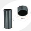 MECCANIXITY 3.5 Inch PVC Rigid Tube Round Pipe Tubing Hardware Tubing 78mm ID 89mm OD 20cm/8" Length Dark Grey High Impact for Water Pipe, Crafts view 2