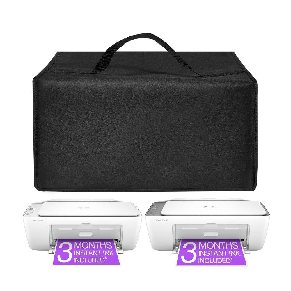 Mobile and Tablet Printer Cover for HP DeskJet 2827e/2855e/5101/5000/for MG3620HG Wireless All-in-One Color Inkjet Printer, Scanner, Copier(Black)
