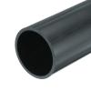 MECCANIXITY 3 Inch PVC Rigid Tube Round Pipe Tubing Hardware Tubing 67.8mm ID 76mm OD 20cm/8" Length Dark Grey High Impact for Water Pipe, Crafts