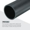 MECCANIXITY 3 Inch PVC Rigid Tube Round Pipe Tubing Hardware Tubing 67.8mm ID 76mm OD 20cm/8" Length Dark Grey High Impact for Water Pipe, Crafts view 4