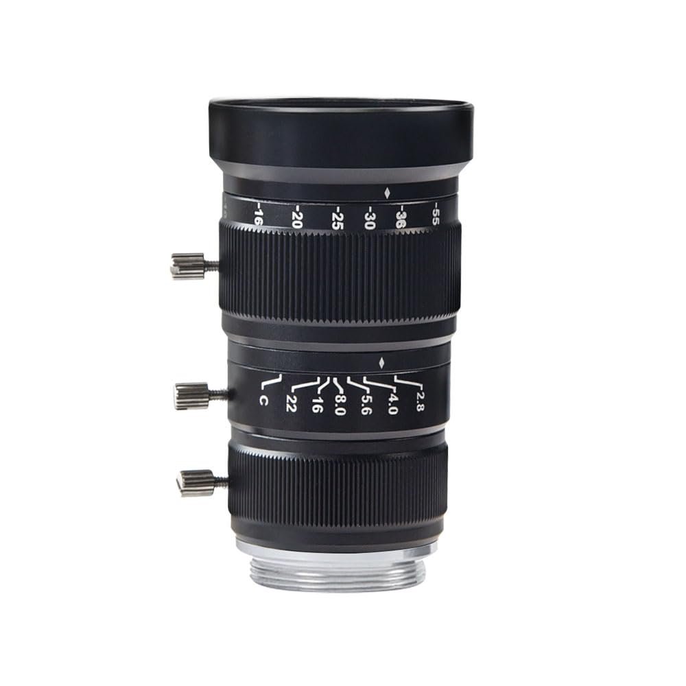 MOKOSE 10-55mm CCTV Camera Lens 10MP Pixels 1/1.7" Security Camera Lens Telephoto Zoom Camera Manual Lens